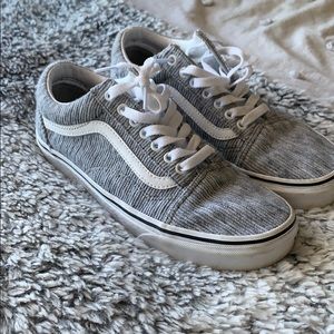 Women’s Old skool vans -grey and white